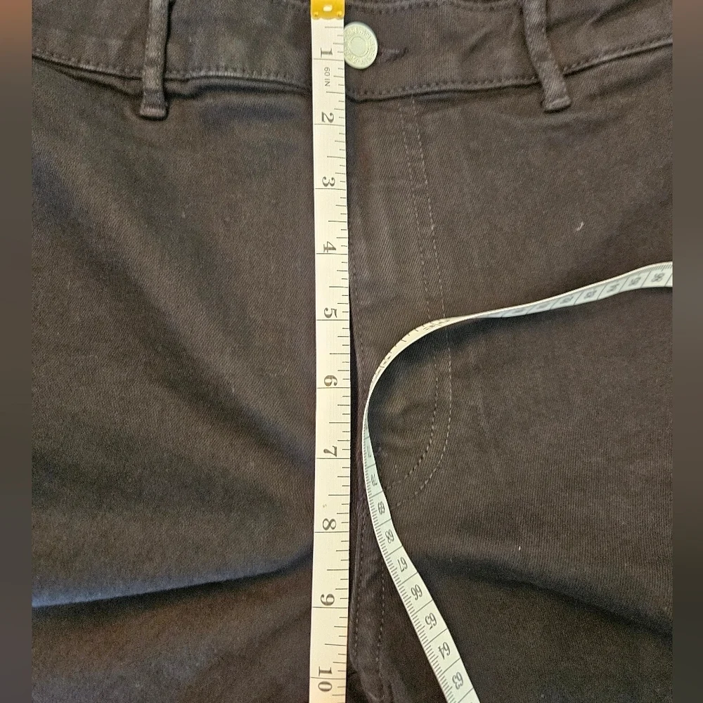 H&M &denim Skinny Coupe Moulante High Waist Ankle Black Jeans US 4 NWT